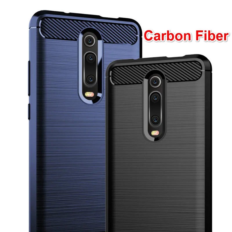 

Carbon Fiber Case For Xiaomi Mi9T Redmi K20 Pro Note7S TPU Phone Cover For Redmi Note 7 6 5 Pro 6A 5plus Shockproof Cover Case