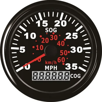 

New GPS Speedometers Modification 0-35MPH Waterproof Speed Indicators 85mm 0-60km/h Speed Odometers for Car Truck