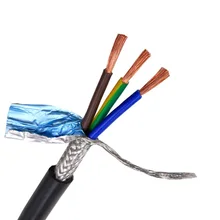 Чистая медь щит zr-rvvp2 ядро 3 ядра 4 ядра 22AWG 20AWG сигнал оболочка провода