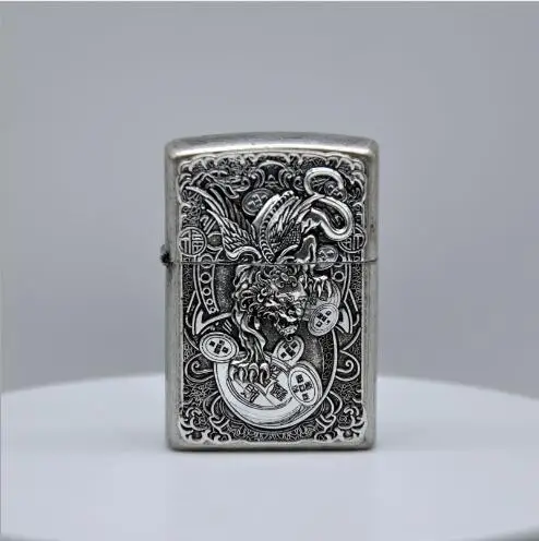 

Zorro metal kerosene windshield lighter, antique parallel piece, brave series