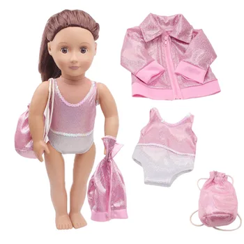 

Doll Clothing for 18 Inch Doll Gymnastics 3 Pc. Set Fits 18 Inch Doll C281