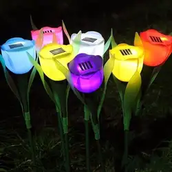 Mabor greative Luminaria Солнечный свет открытый Солнечный цветок свет сад для рождественской вечеринки способ парк лампы