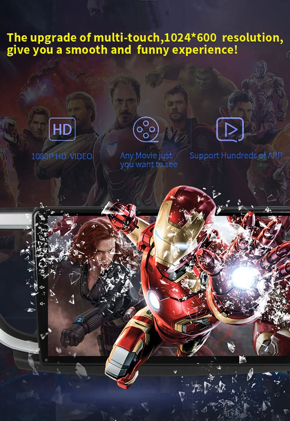 Discount 9 inch 2.5D IPS Tempered HD multi-touch screen Android 8.1 NAVI  for toyota yaris 2008-2011 with Bluetooth USB WIFI support SWC 6