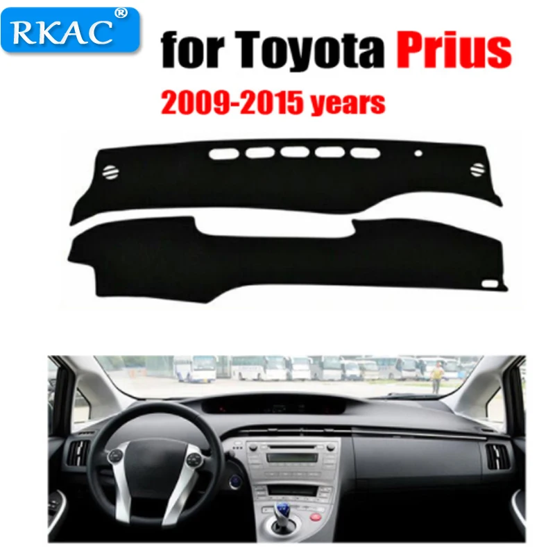 RKAC Car dashboard cover mat for Toyota Prius 2009-2015 years left hand drive dashmat pad dash covers accessories | Автомобили и
