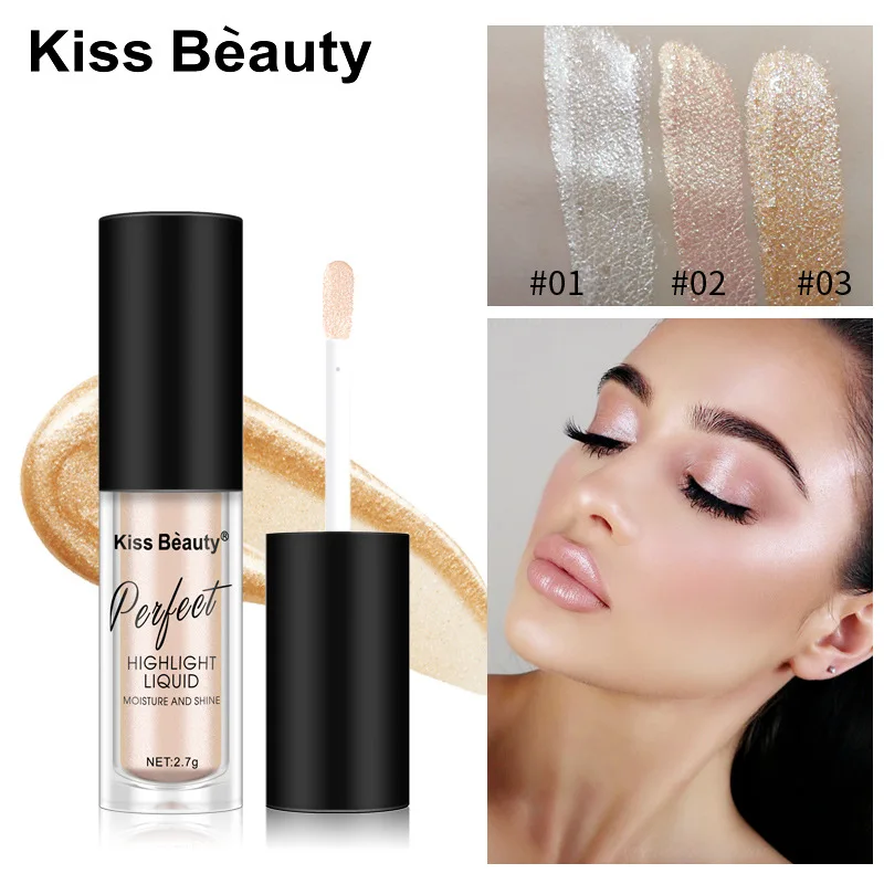 

2019 New Illuminator Contouring Makeup Highlighter Face Brightener Concealer Liquid Primer Bronzer Face Glow Kit Cosmetics