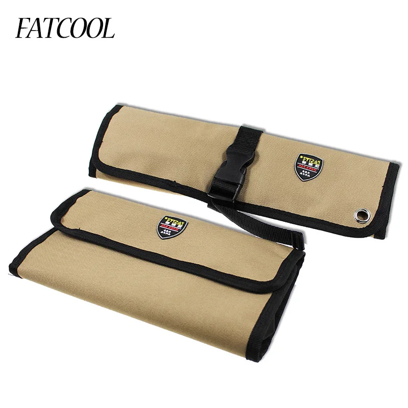 FATCOOL Tools Bag 600D Nylon Oxford Tool Roll Pouch Electric Tools