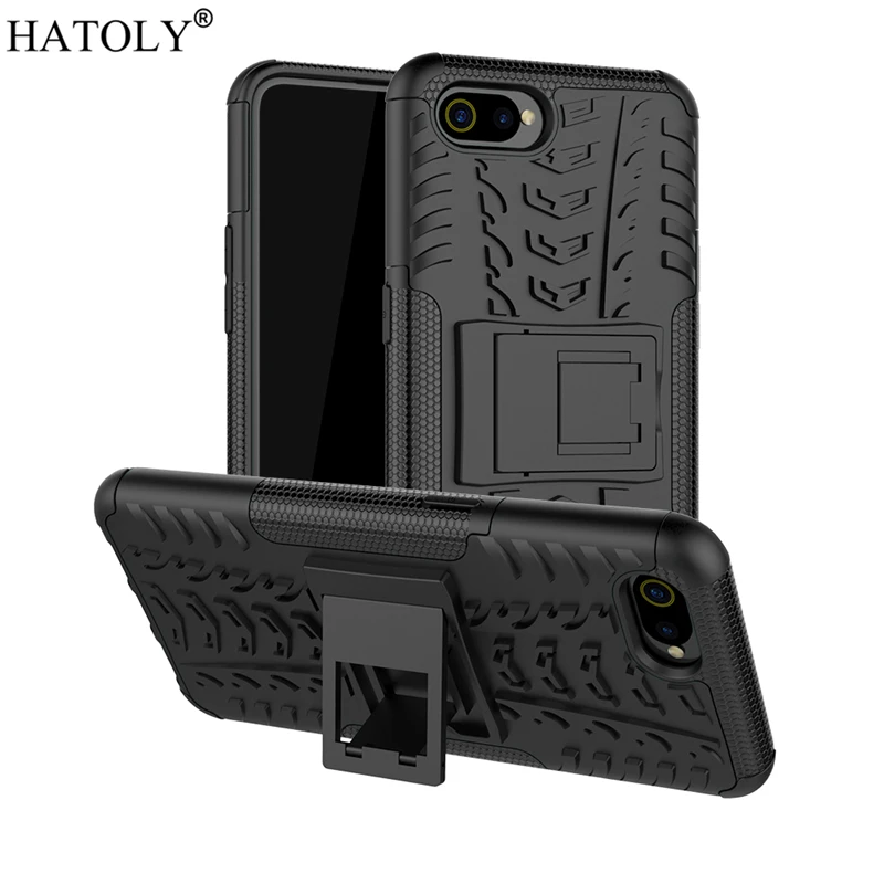 

Cover OPPO AK1 Case Shockproof Armor Heavy Duty Shell Bumper Hard PC Rubber Silicone Phone Case for OPPO AK1 Cover for OPPO AK1