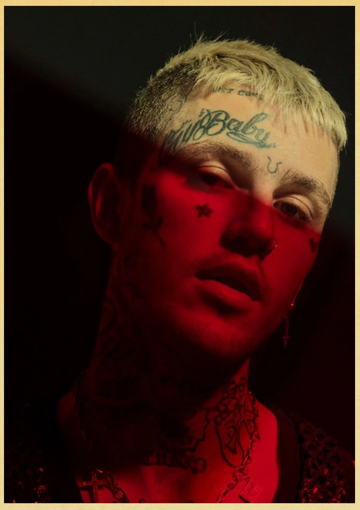 Rapper Lil открытый плакаты домашняя, комнатная, настенная декоративная живопись ретро/Винтаж с принтом крафт-бумага настенная живопись, Украшение стен