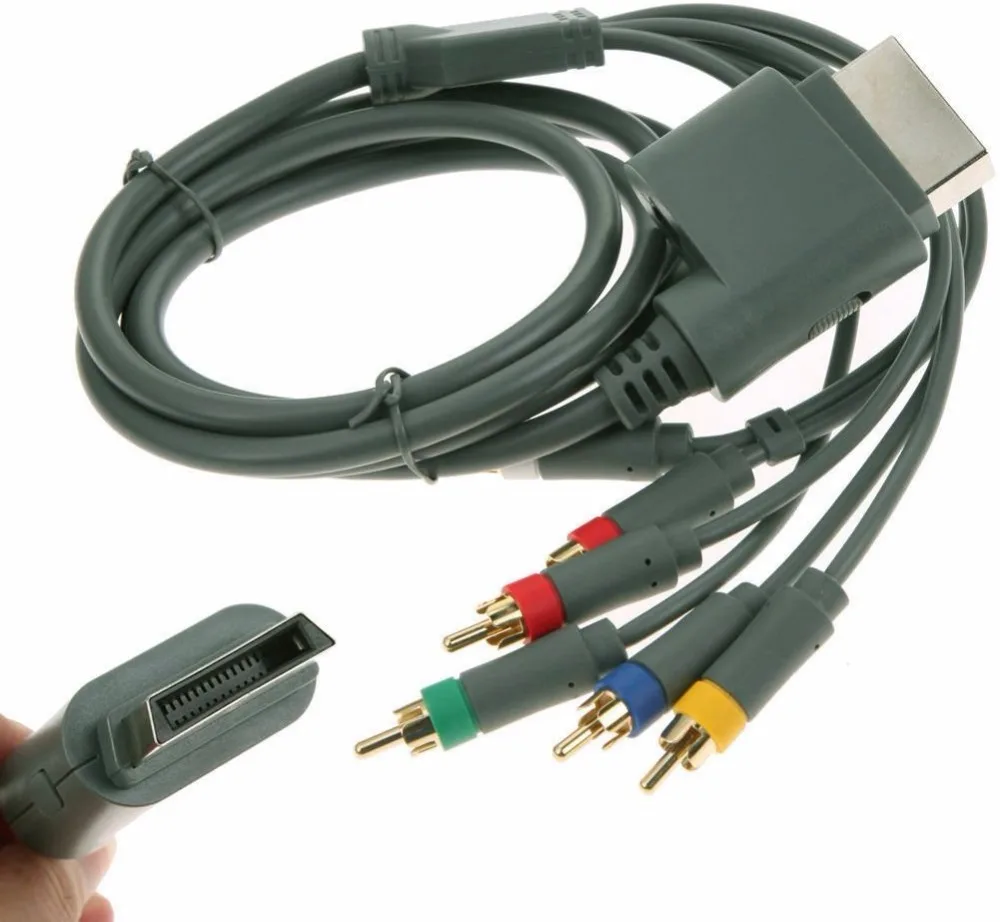 

Blueloong 1.8m High Quality Durable New Component HDTV Video and RCA Stereo AV Cable for Xbox 360 Audio/Video Cable