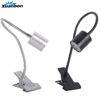 3W 5W LED Clips lamp EU plug cable LED Hoses Wall Lamp Flexible Home Hotel Bedside Reading Light Moder Book Lights AC85-265V 1