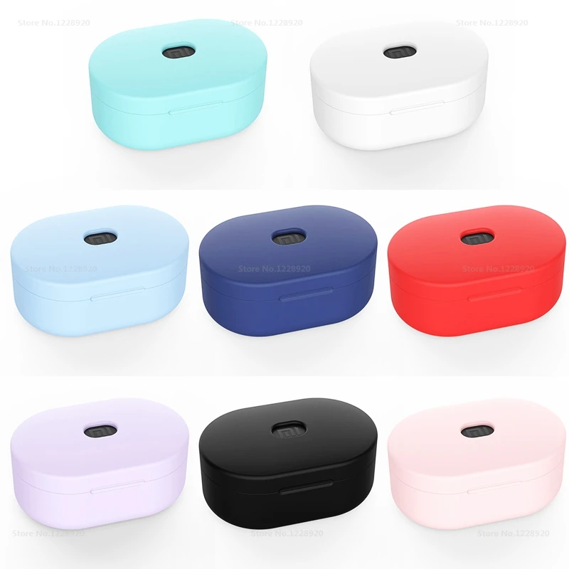

For Redmi Airdots Silicone Earphone Case For Xiaomi Redmi Airdots TWS Youth Version Cover Wireless Bluetooth Earphone Cases