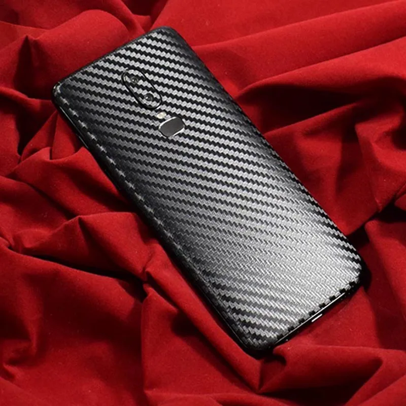 Наклейка на заднюю панель для Oneplus 6 6T 3D защитная пленка из углеродного волокна