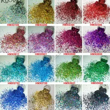 16 голографические лазерные цветные блестки для ногтей, шестиугольные блестки, форма для нейл-арта, боди-макияжа, блестки для рукоделия, подвязки, сделай сам