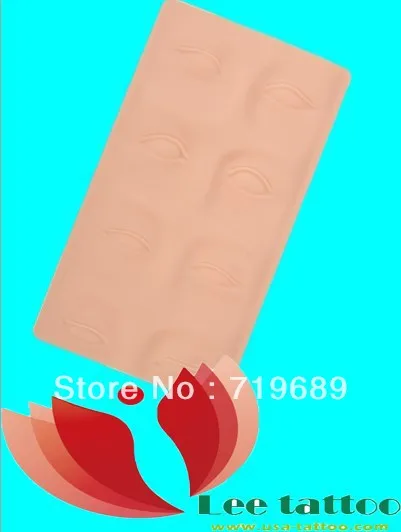 

Free shipping Tattoo practice skin 3D eyebrow skin training 3D Tattoo Blank Practice Skin 10pcs/lot