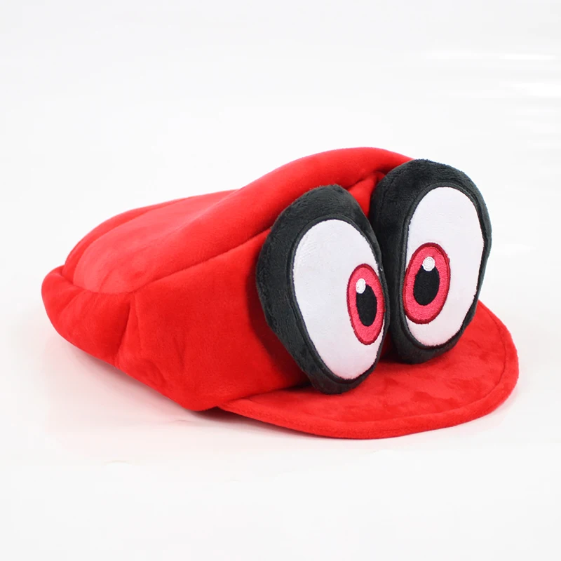

Super Mario Bros Plush Toy Odyssey Red Cappy Hat Costume Soft Stuffed Cartoon Plush Doll Gift For Kids