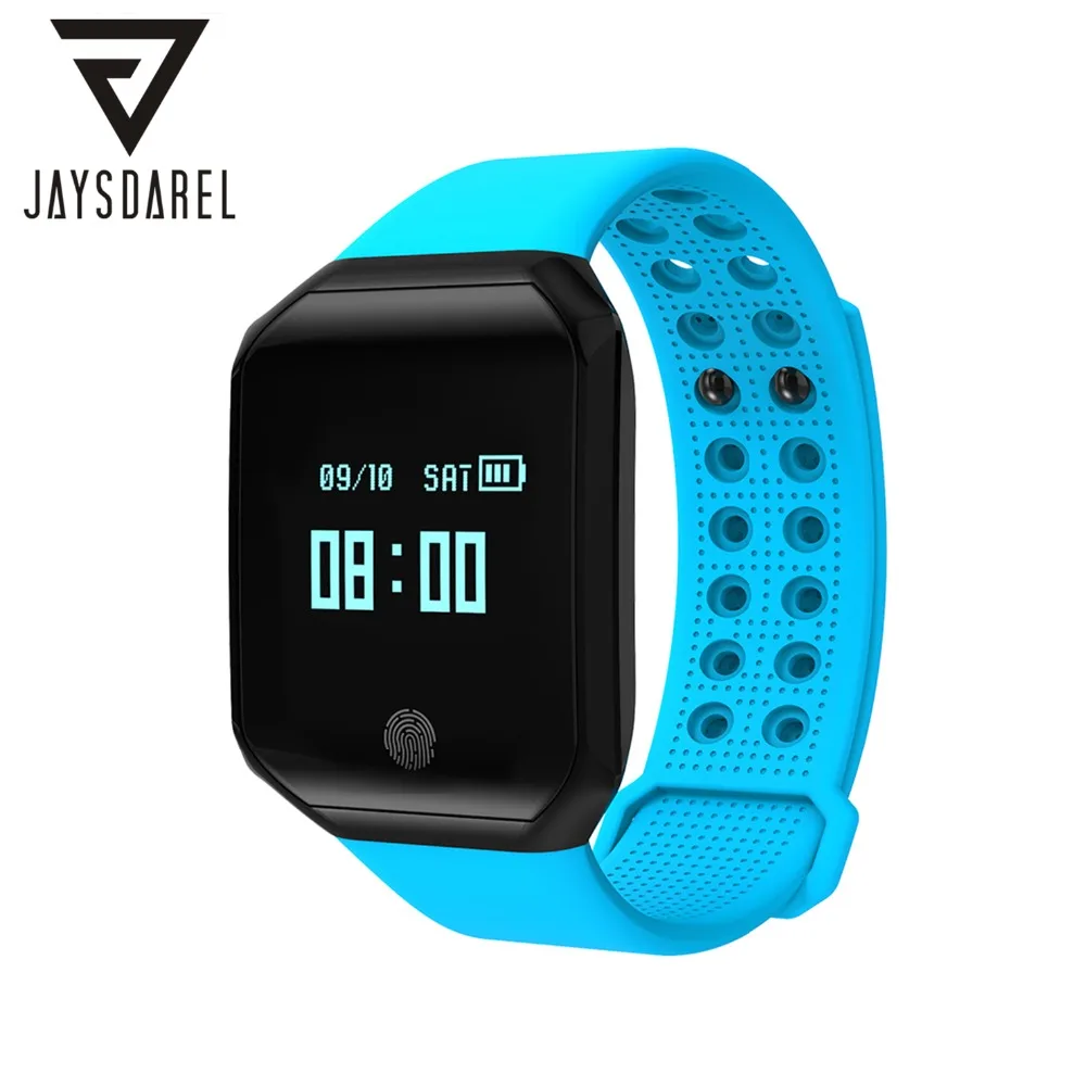 

JAYSDAREL Z66 Smart Watch Heart Rate Blood Pressure Monitor OLED Bluetooth Waterproof IP67 Fitness Tracker For Android IOS