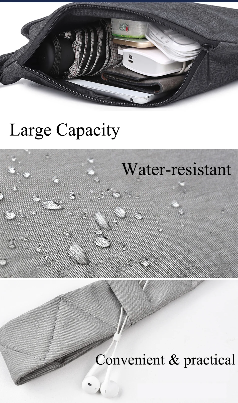 WIWU Cross-body Bag Water-proof Chest Travel Anti-theft Shoulder Bags 5 WIWU Cross-body Bag Water-proof Chest Travel Anti-theft Shoulder Bags 5