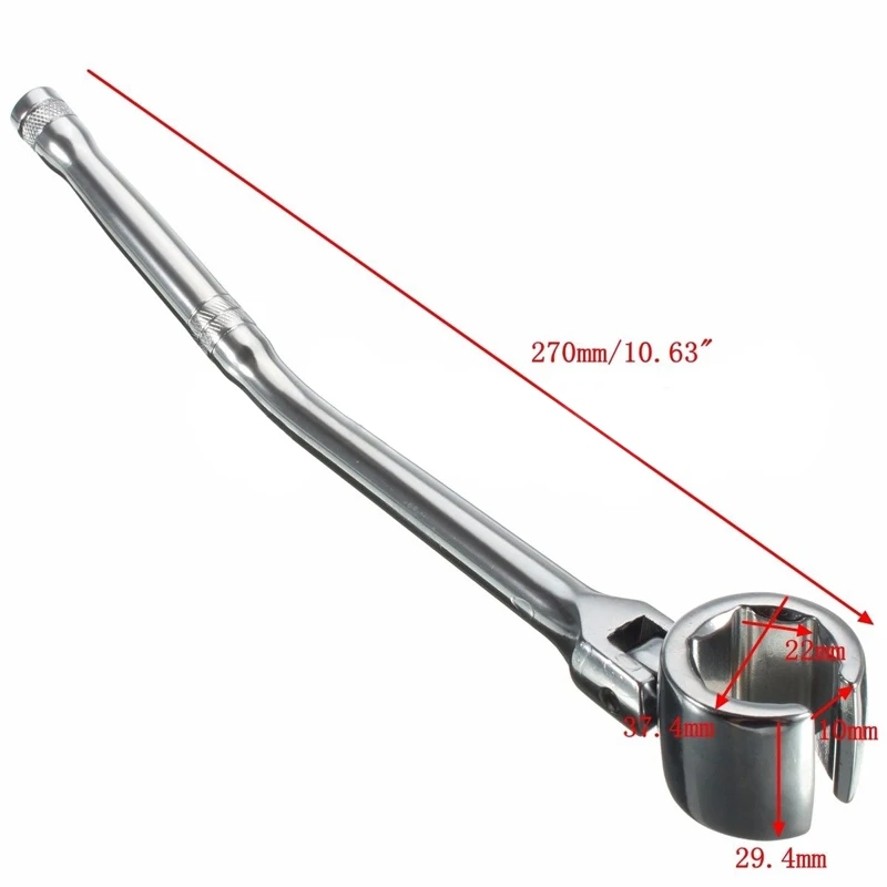 6 Point Hex 22mm Swivel Head Oxygen Sensor  Wrench Remover Install Tool