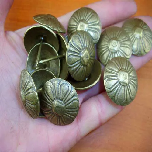 23MM antique sofa Nails antique furniture Daisy Nails decorated doornailin Rivets from Home