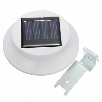 

Solar Gutter Lights 3W 3LED Fence Light Waterproof Security Lamps for Eaves Garden Landscape Pathway Wall Light