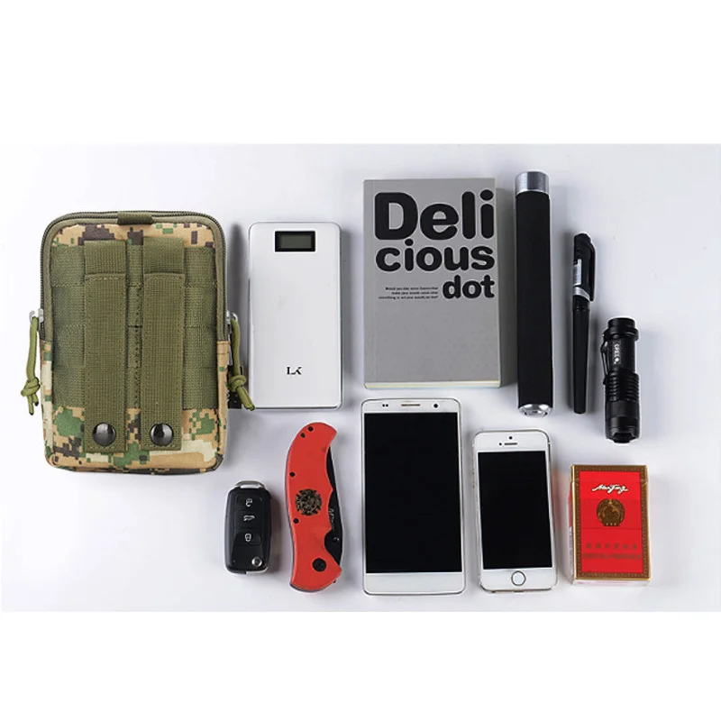 Military Tactical Holster Hip Belt Bag Waist Sport Phone Case For iPhone 4 5 5C 5S SE 6 6S 7 Plus Outdoor Sport Bags Cover