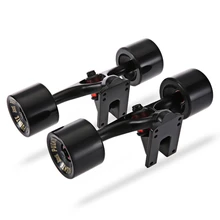 Free Shipping 2pcs / Set Skateboard Truck with Skate Wheel Riser Pad Bearing Hardware Accessory Installing Tool
