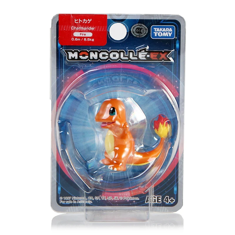

Takara Tomy Pokemon Moncolle-EX Sun Moon 4cm Mini Toy Collection Figure Charmander New 968511