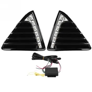 

1 Pair Car Daytime Running Light Turn Signal Dual Model DRL LED Lights for Ford Focus MK3 2012-2014 Left & Right New