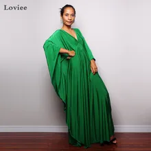 Simple V-neck Long Green Muslim Evening Dresses 2016 Islamic Arabic Kaftan In Dubai Formal Dress ze-2