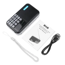 Kebidumei 2 в 1 DAB+ FM цифровой радио плеер приемник Bluetooth динамик мини музыка стерео радио динамик поддержка AUX TF для подарка