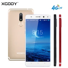 Ограниченное предложение XGODY D22 4 г LTE смартфон 5,5 дюймов 2 г 16 г MTK6737 4 ядра Celulares андроид 7,0 13.0MP отпечатков пальцев двойной SIM мобильный телефон gps