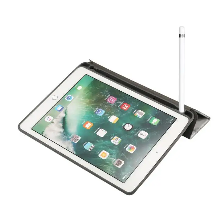 Чехол для нового iPad 9 7 2017 2018 ipad 5 6 Air 2 Pro 11 чехол с ручкой solt Tri fold marble smart cover