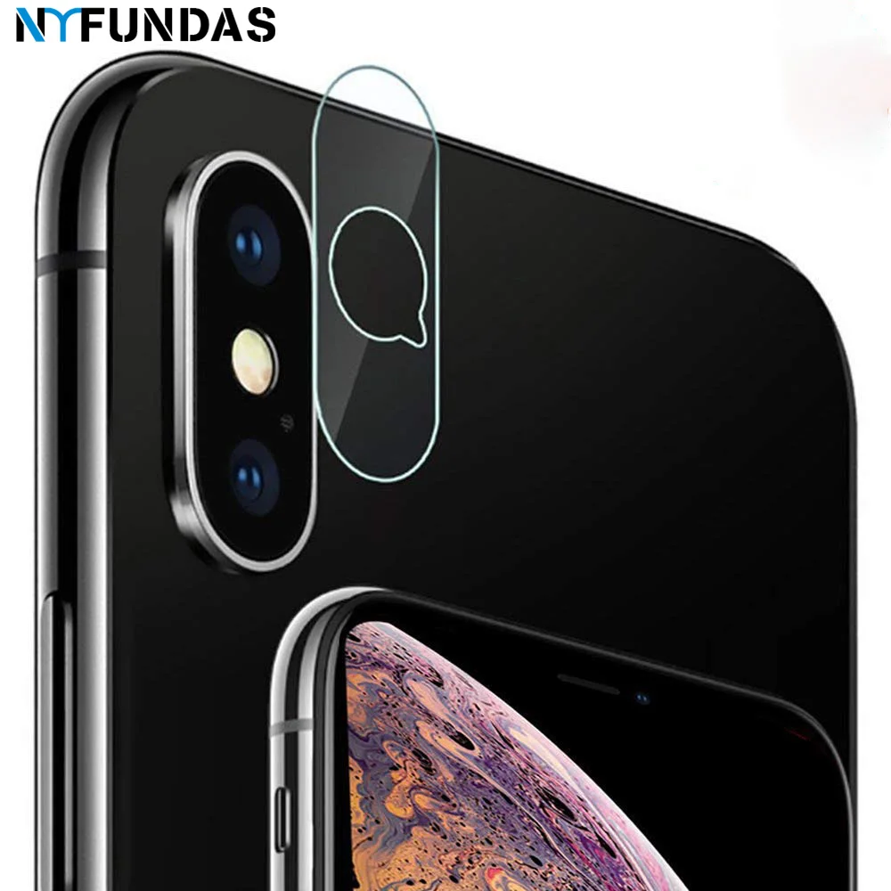NYFundas для iphone XS MAX XR 8 7 6 6S Plus X защитная пленка объектива камеры закаленное стекло