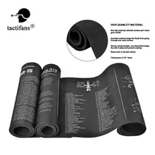 Tactifans Gun Cleaning Mat Non-Slip Cleaning Bench Rubber Carpet  With Diagram Parts And Instructions AK47 AR15 REM870 1911 P229