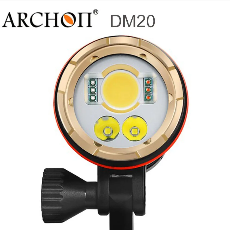 Дайвинг фонарик УФ подводный lanterna ARCHON DM20 WM26 II Водонепроницаемый * L2 U2