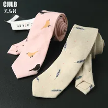 Мужские галстуки Gravata мужские корейские узкие галстуки 6 см хлопок Повседневная мода Британский узкий галстук Хэллоуин Свадьба тонкий шейный галстук