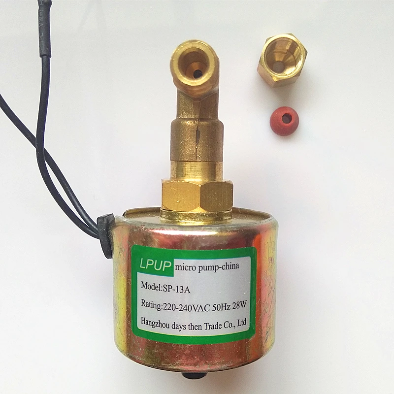 

High temperature and high voltage electromagnetic pump Model SP-13A Voltage 220-240VAC 50Hz Power 28W