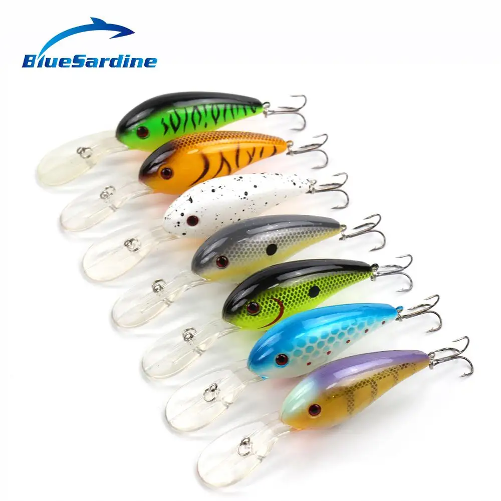 7PCS 15G 11CM New Crank Bait Fishing Lures Minnow Hard Bait Crankbaits Fishing Tackle