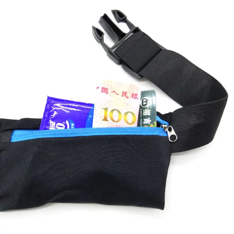 Двойной карманный ремень для бега телефон поясной кошелек Спорт Туризм Велоспорт Путешествия Поясная Сумка для бега Велоспорт на открытом воздухе