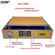 BOZAN 639 1" ЖК-экран отдельный 7" OCA Автоклавный пузырь удалить машина Встроенный вакуумный насос для iPhone samsung изогнутый экран