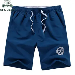 Повседневные мужские пляжные шорты брендовые быстросохнущие короткие брюки мужские большие размеры L-5XL свободные эластичные модные
