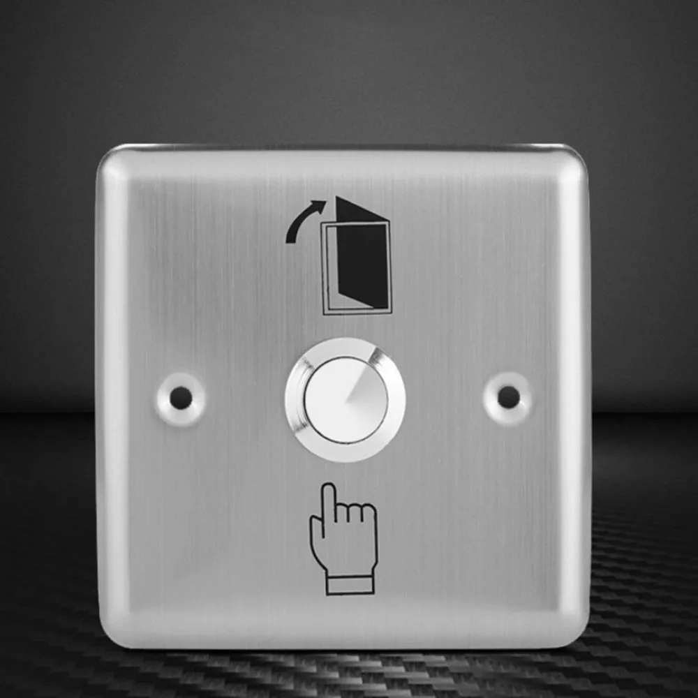 Stainless Steel Exit Button Push Switch Door Sensor Opener