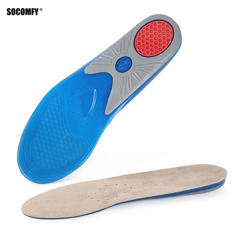 

Silicon Gel Insoles Foot Care For Plantar Fasciitis Heel Spur Running Sport Insoles Shock Absorption Pads Arch Orthopedic insole