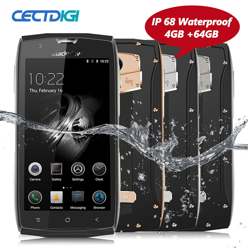 Blackview BV7000 Pro смартфон с восьмиядерным процессором ОЗУ 64 ГБ ПЗУ 5 0 дюйма|4g mobile