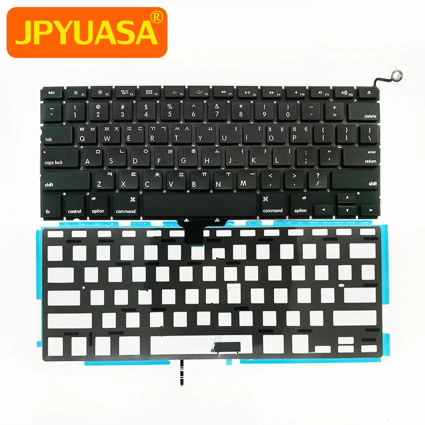 

New A1278 Korean Replacement Keyboard For Macbook Pro 13" A1278 KR Korea Keyboard with Backlight 2009 2010 2011 2012 Year