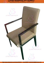 Stacking hotel arm chair,2pcs/ctn,unstackable,wholesale,fast delivery