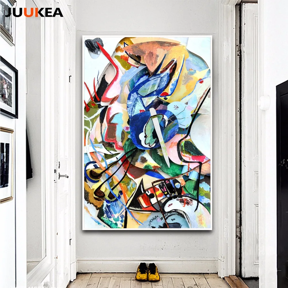 Холст Художественная печать постер Wassily Kandinsky геометрическое абстрактное