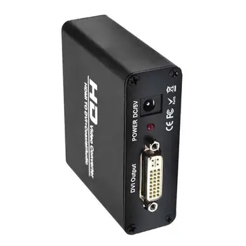 

3.5mm HDMI to DVI 1080P Scaler Coaxial Audio Video Converter Adapters Box for TV 2019NEW