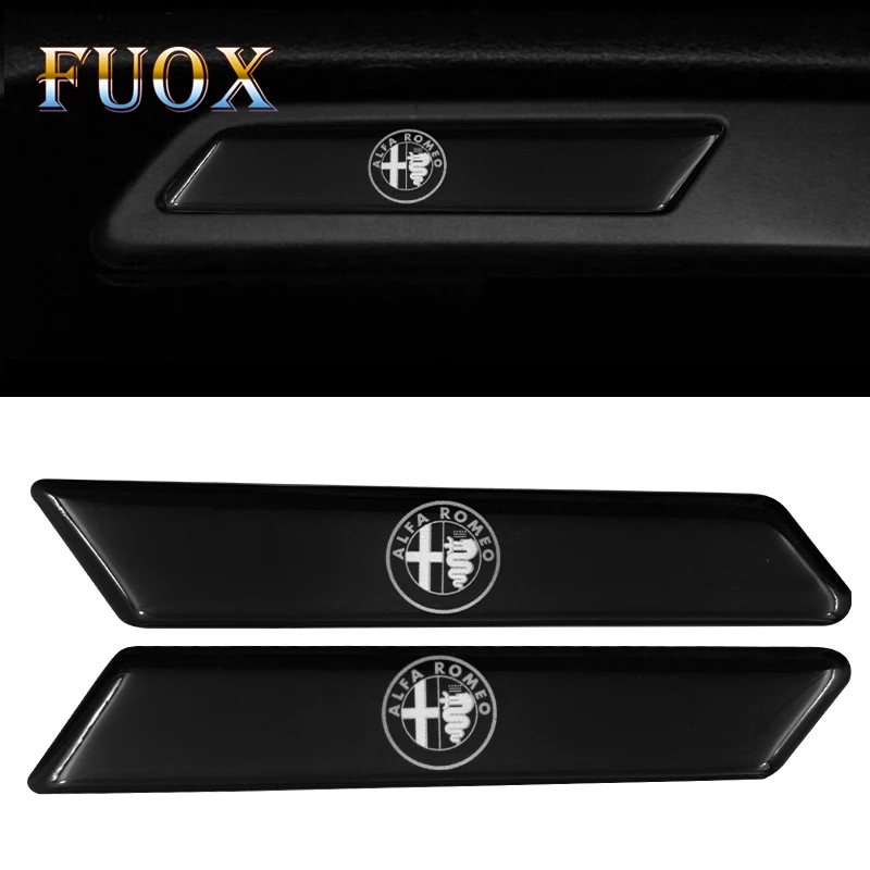 

2pcs Car Door Side Edge Protection Sticker For Alfa Romeo 147 156 159 166 Mito Porsche Cayenne Macan 911 Fiat 500 Punto Bravo