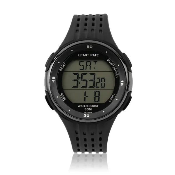 

Pedometer Heart Rate Monitor Watch Outdoor Sports Watches Wireless Chest Strap Watches Watch + Chest Belt Set